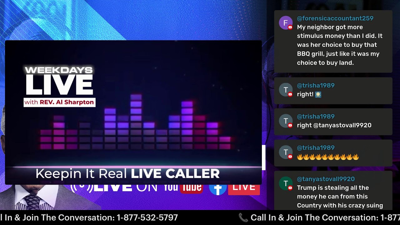 Weekdays Live with Rev. Al Sharpton | Keepin It Real Radio Show