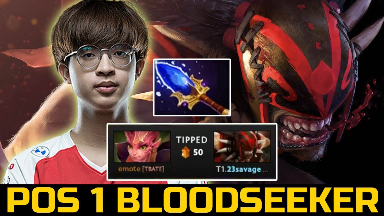 23SAVAGE CARRY BLOODSEEKER - AGHANIM SCEPTER BUILD DOTA 2