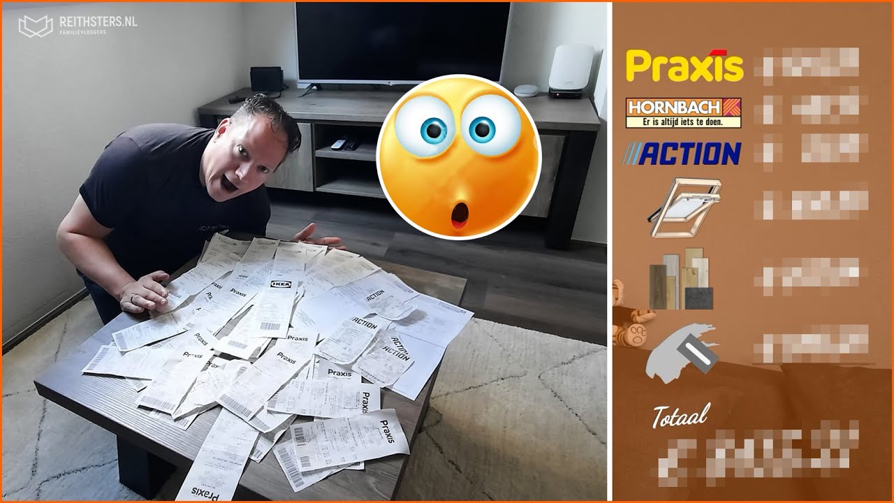 ZOLDERVERBOUWING #9 - WAT HEEFT DE VERBOUWING ONS NU GEKOST - VLOG #353