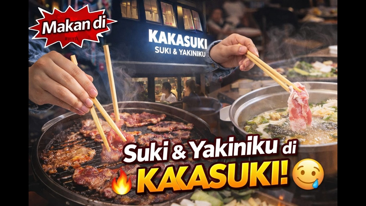Satu Meja, Dua Sensasi !!! Makan Suki Dan Yakiniku Di KAKASUKI