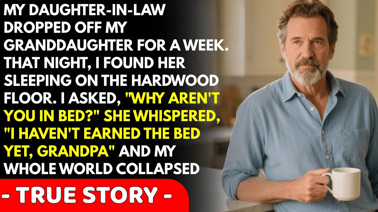 My Daughter-in-Law Dropped Off My 9-Year-Old Granddaughter. That Night, I Found Her Sleeping on t...