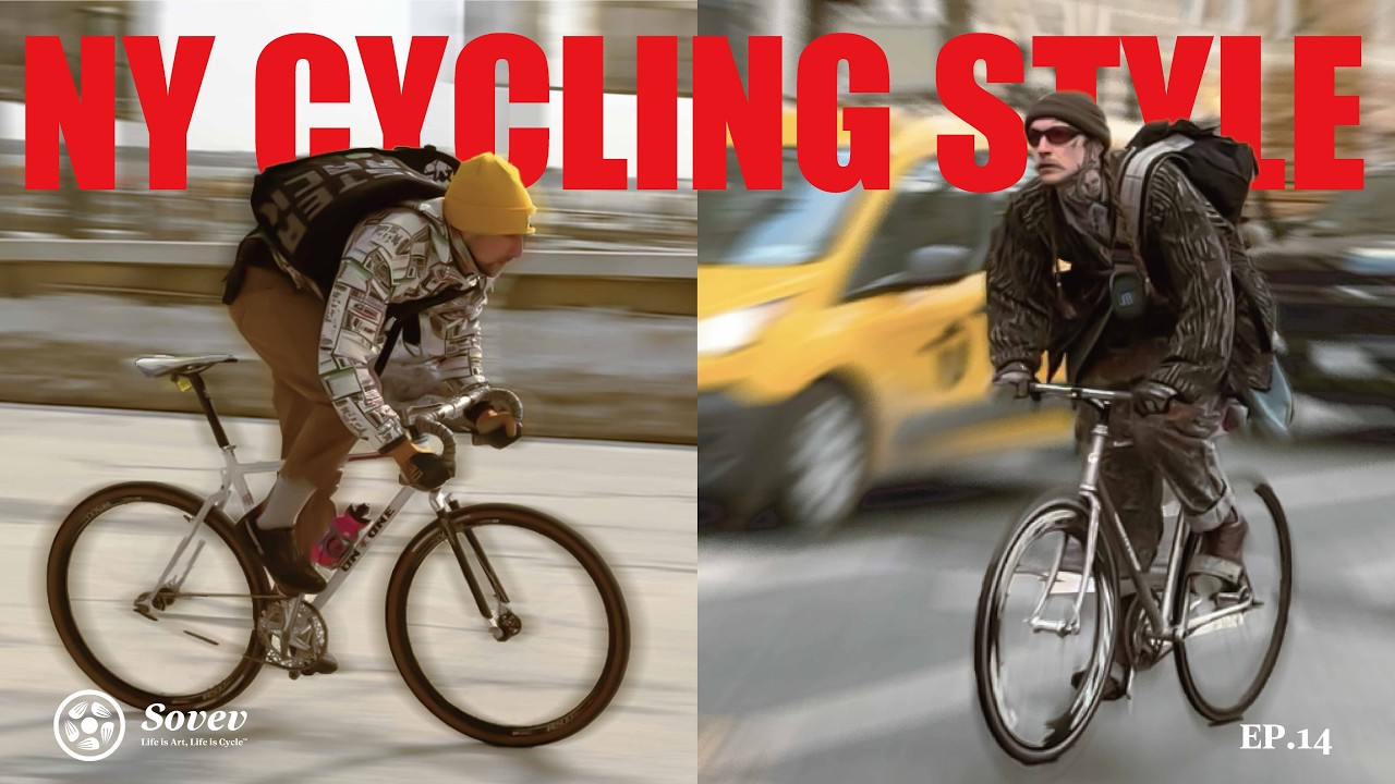 [Cycling Street Snap] What’s Cyclists’ Style Like in New York? - Winter 2025 | Ep.14