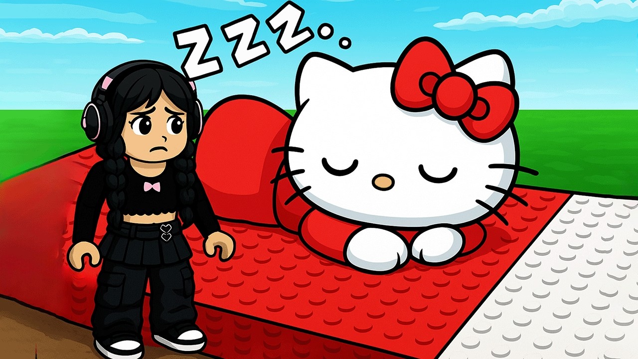 SAKIN HELLO KITTY'İ UYANDIRMA!  Roblox Dont Wake the Kitty!