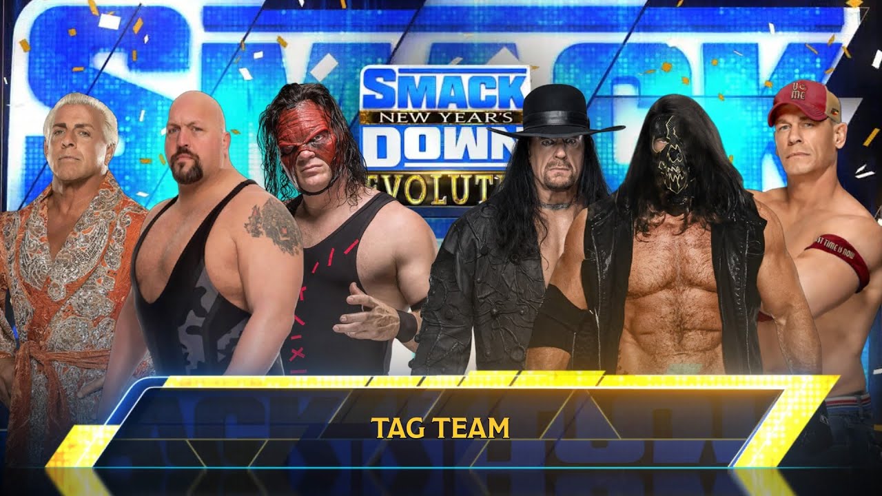 AJ Styles, John Cena & Undertaker Vs Ric Flair, Big Show & Kane - Tag Team Elimination Match | WWE