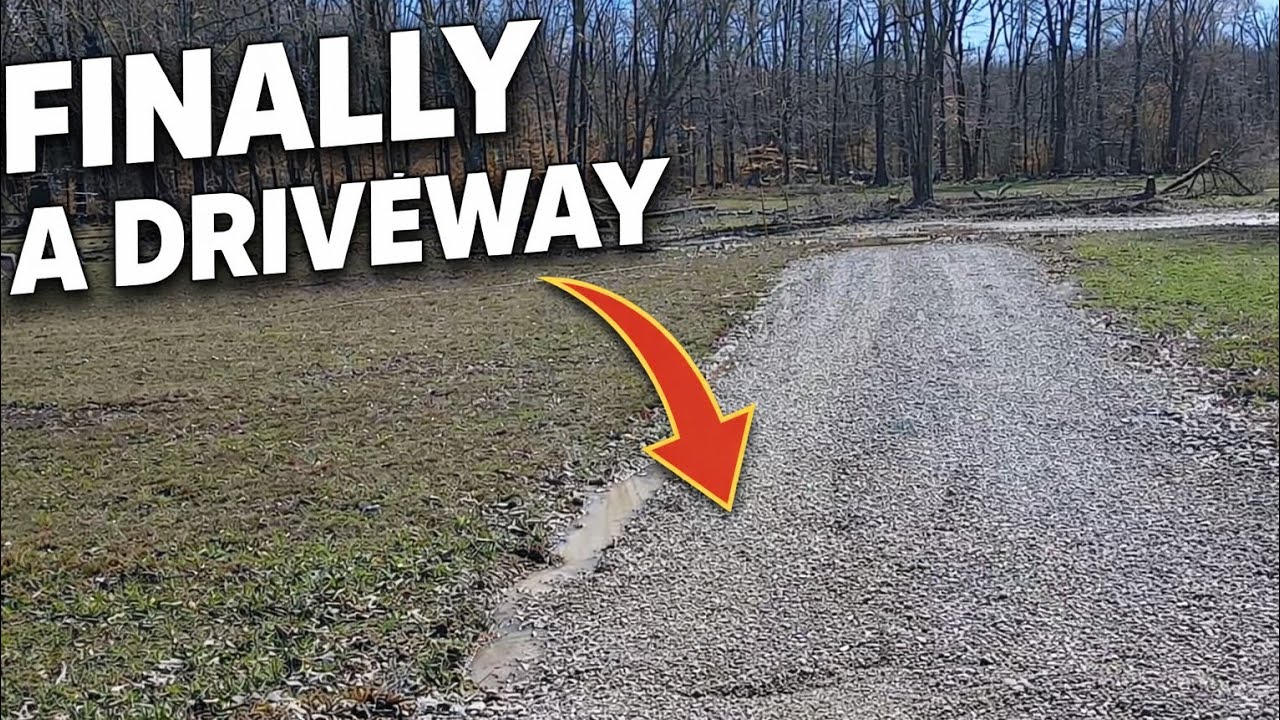 Our Raw Land Driveway Was a Mess… So We Fixed It