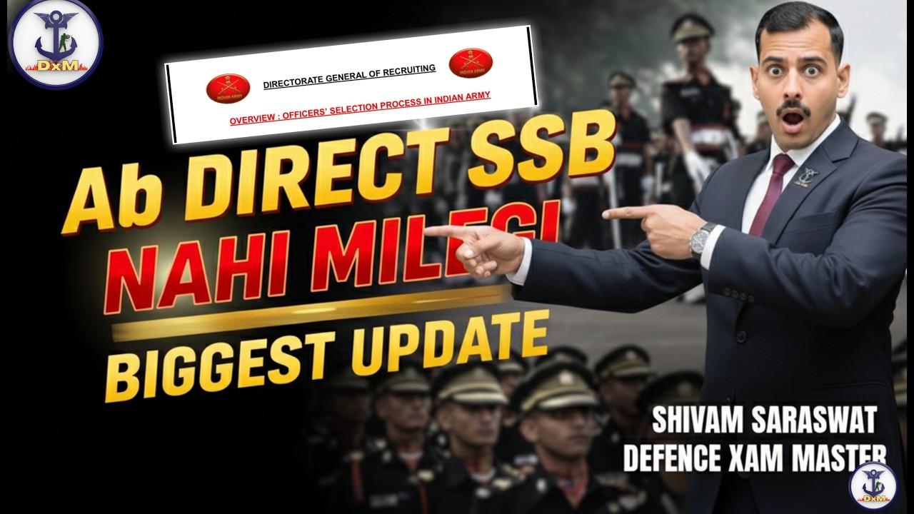 CDSTE Entry in Indian Army? 🚨 SSC Tech & TGC Big Changes Coming? | UPSC Written Exam Reality Check 🧐
