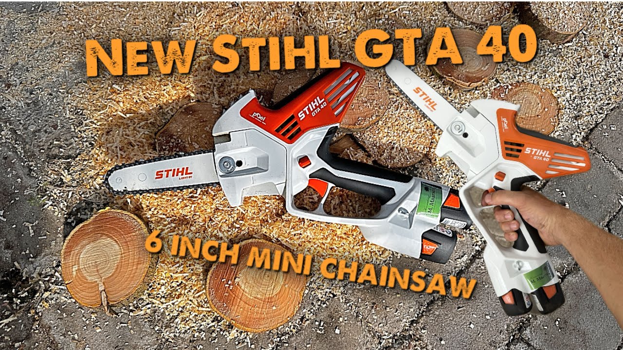New Stihl GTA 40 6inch mini chainsaw
