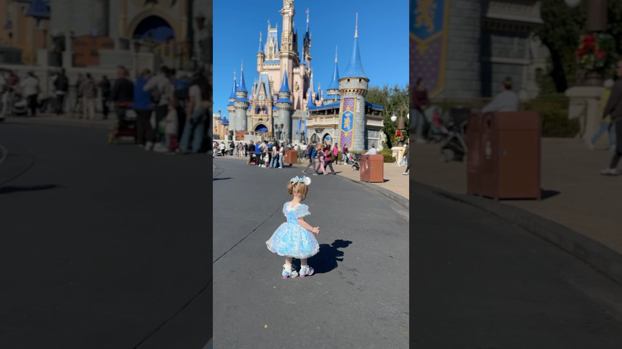 Let&rsquo;s go to Disney - toddler girl loving magic kingdom as a Princess - Walt Disney world 2025 #wdw