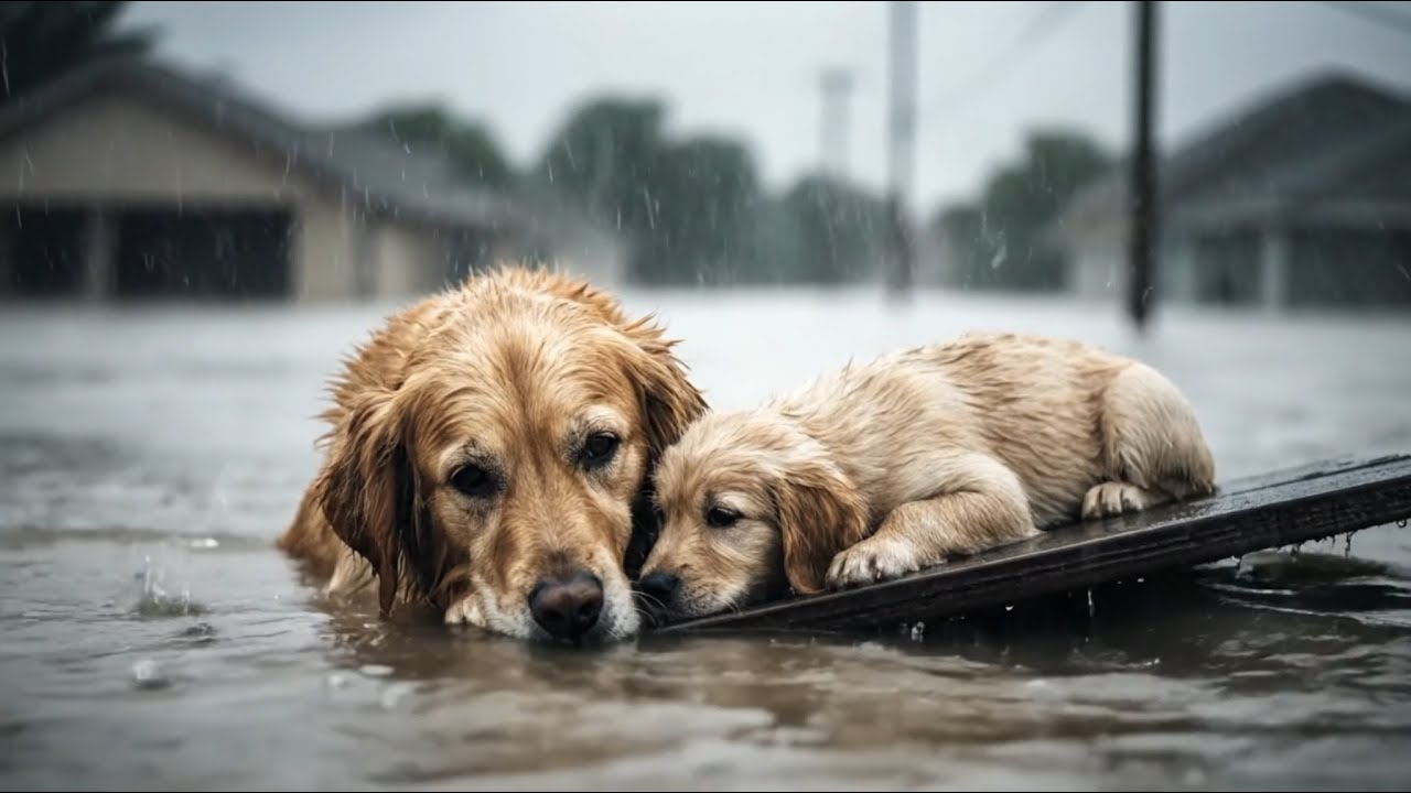 “Maternal Love: A Mother Dog Gives Up Her Life for Her Puppy - A Heart-Touching Ending.”