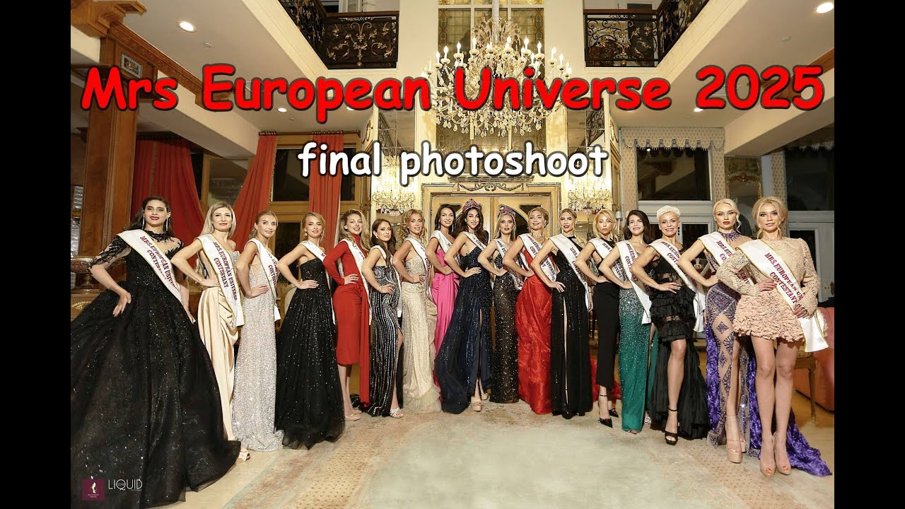 Mrs European Universe  2025 final photoshoot