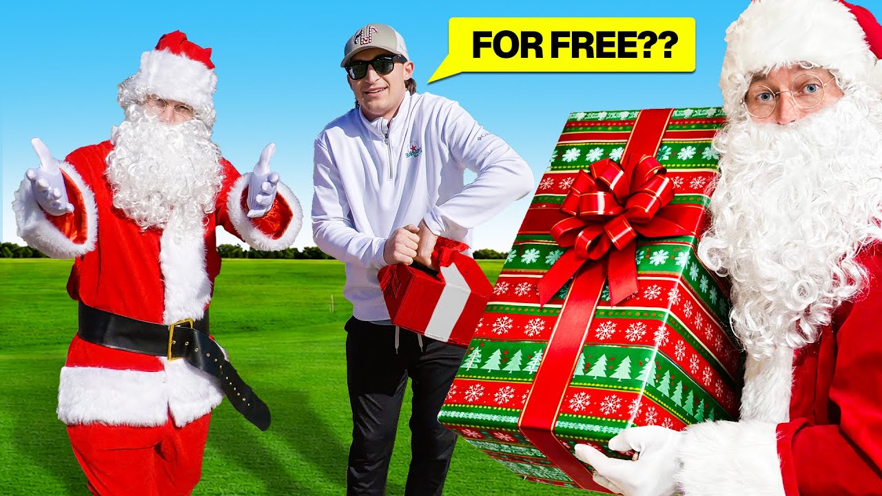 Brad and I Surprise Random Golfers with Christmas Presents