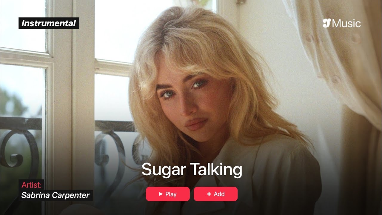 Sabrina Carpenter &ndash; Sugar Talking | Instrumental