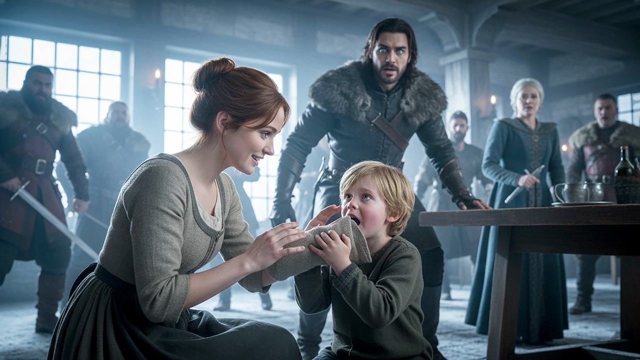 The Alpha King’s Heir Bit the Waitress’s Sleeve — Everyone Panicked, Until She Smiled Back