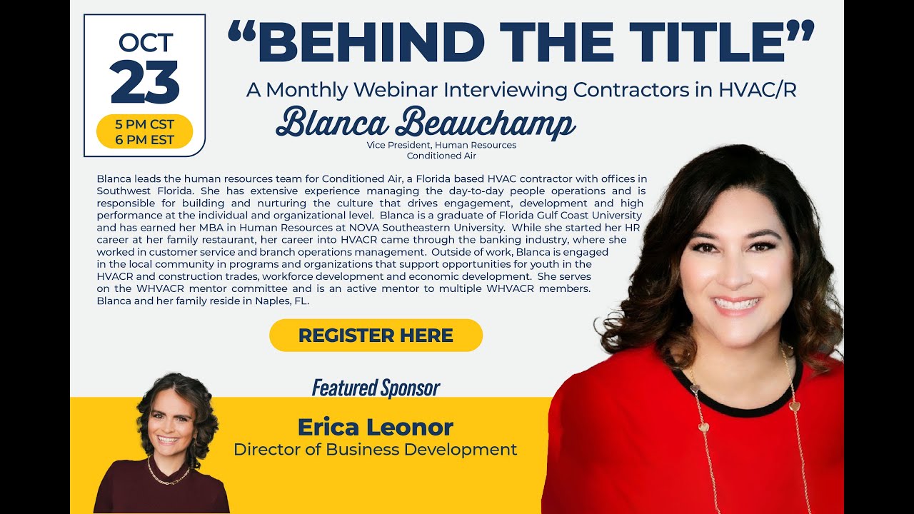 Behind The Title Blanca Beauchamp!