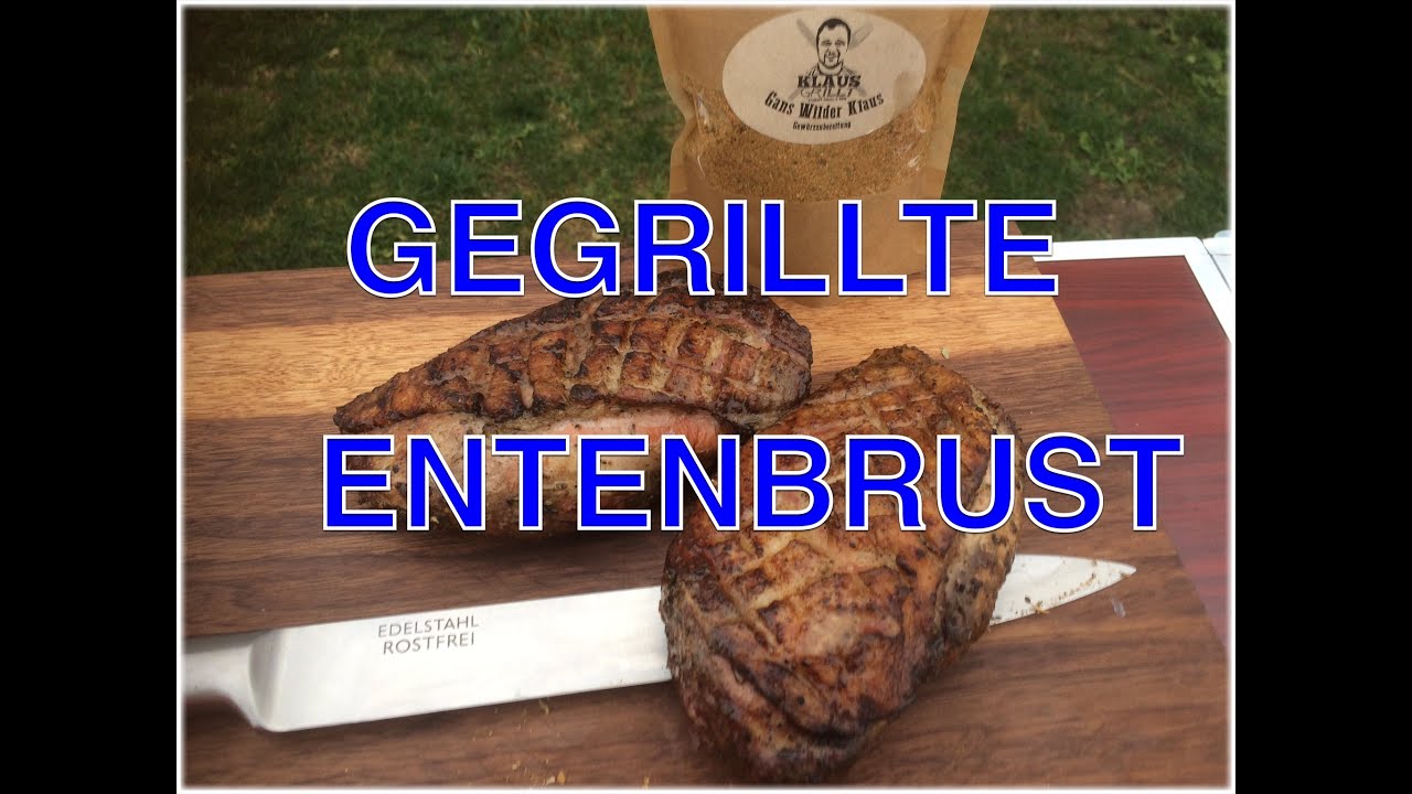 knusprige Entenbrust klassisch grillen --- Klaus grillt