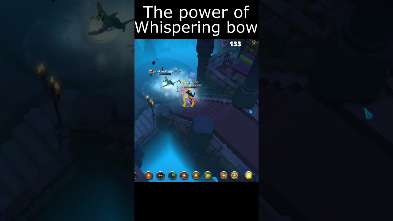 The power of Whispering bow in solo PvP | Albion ONline