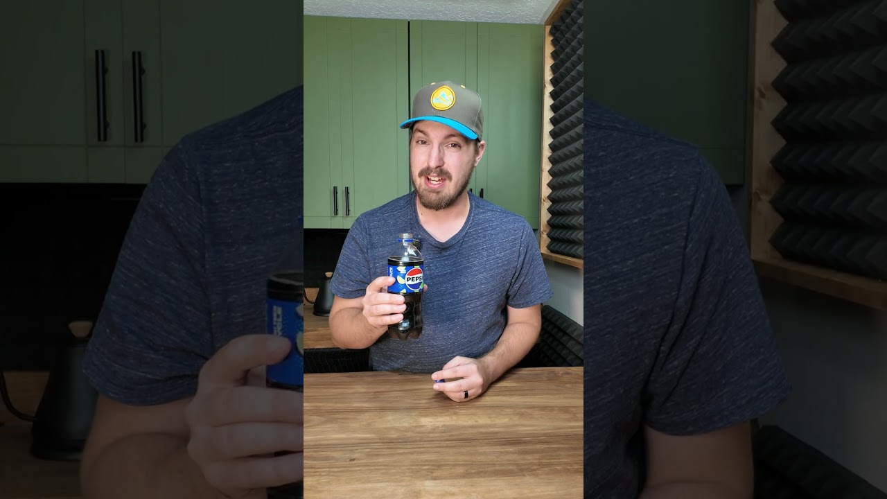 Battle of the Drinks! Peach Pepsi Vs Lime Pepsi! #drinks #food #shorts