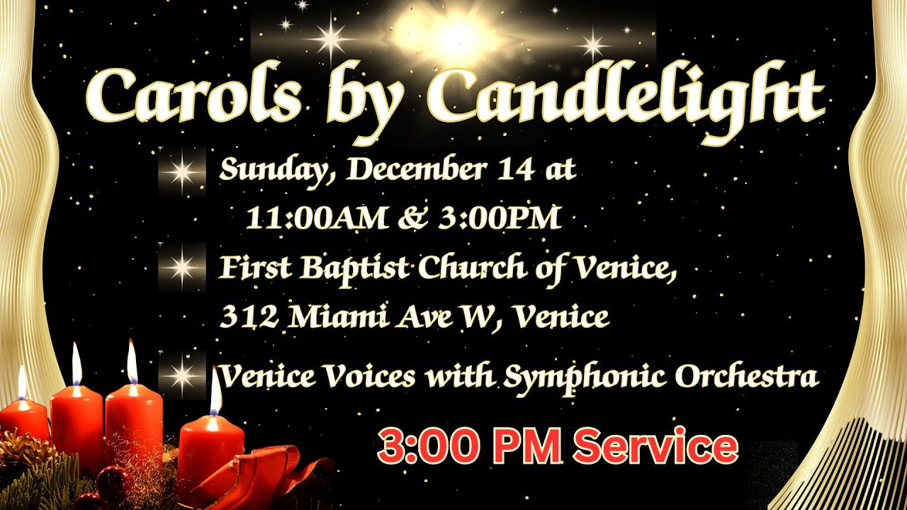 Carols by Candlelight | 12-14-25 | 3:00 PM | Pastor Tom Hodge