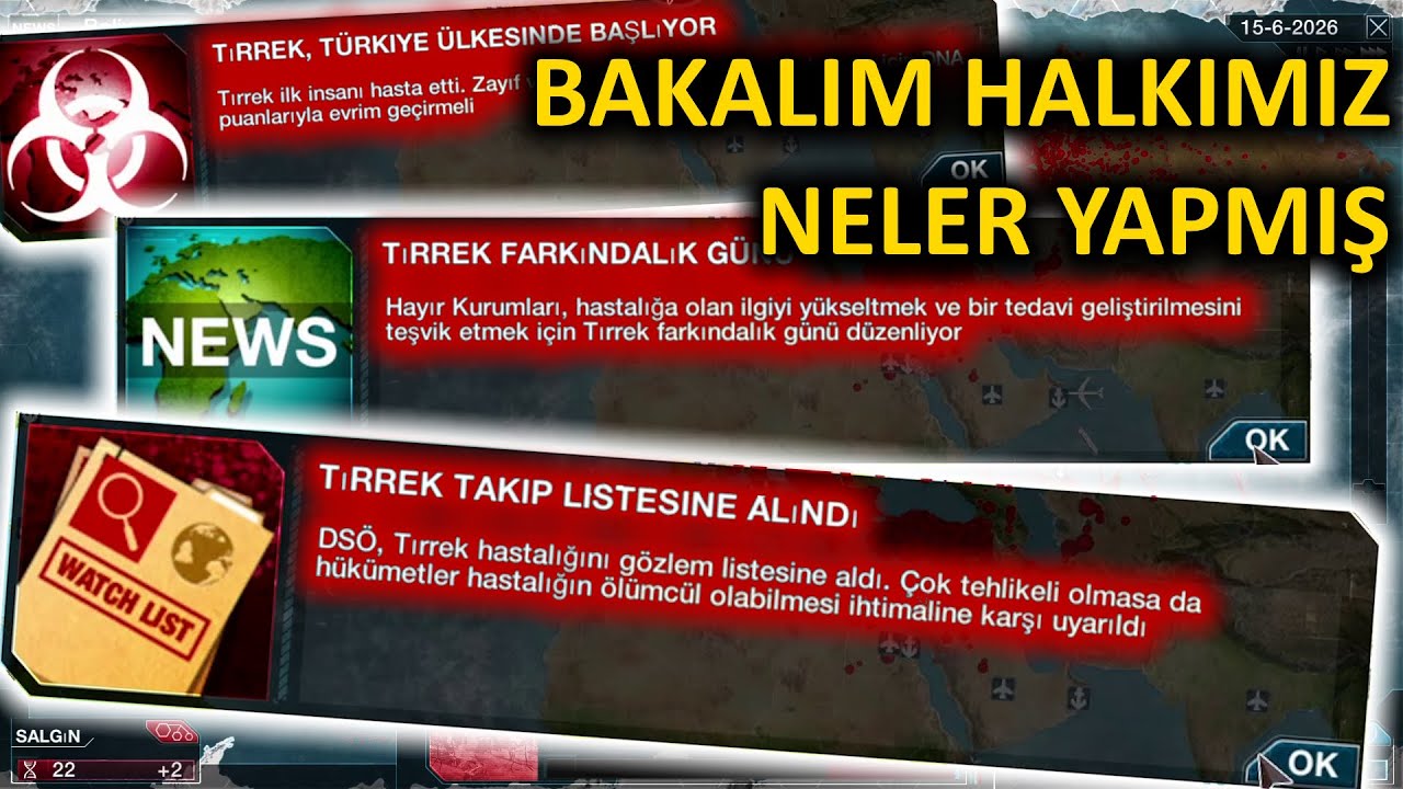 Plague Inc - Türk yapımı senaryoları oynadım [Türkçe]
