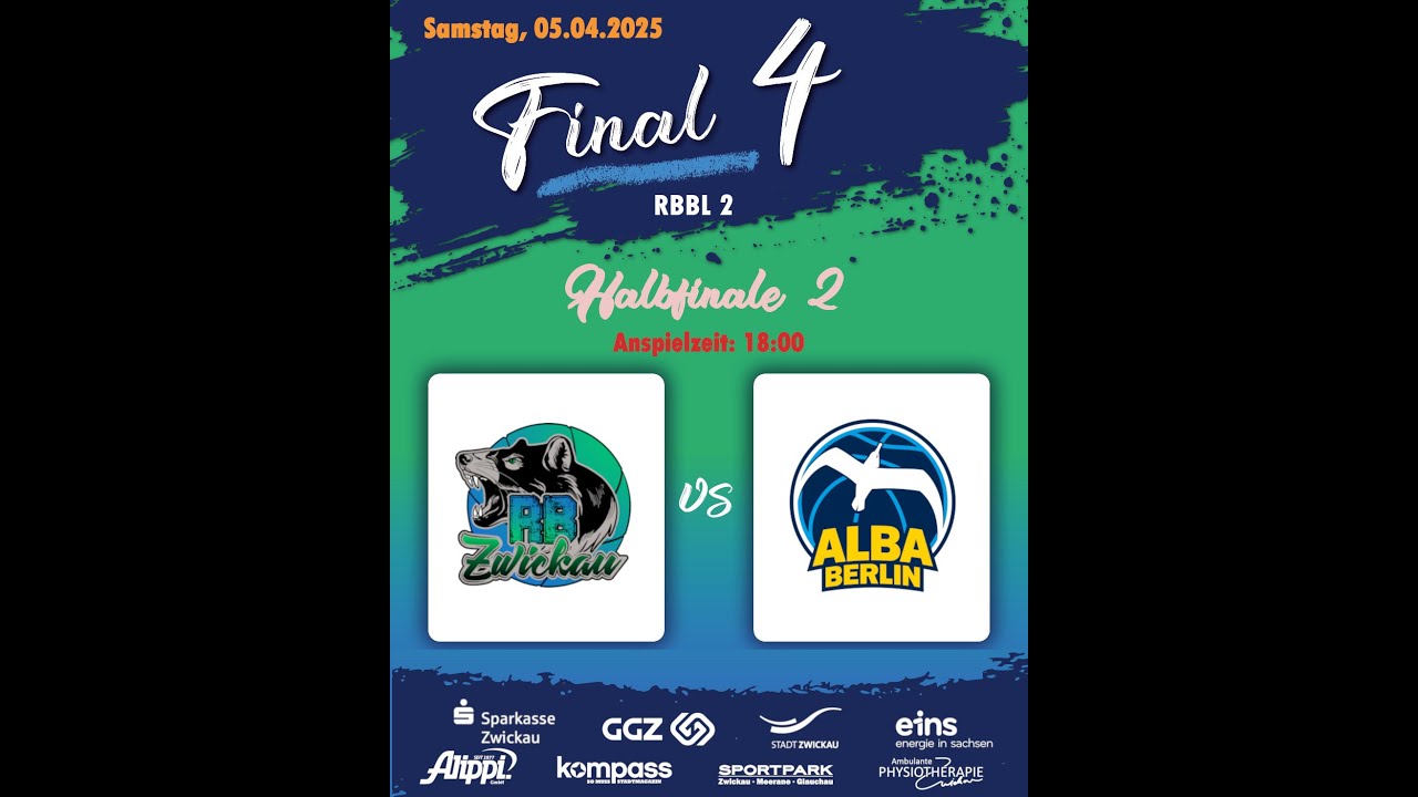 RBBL 2 2. Halbfinale, RB Zwickau vs. Alba Berlin