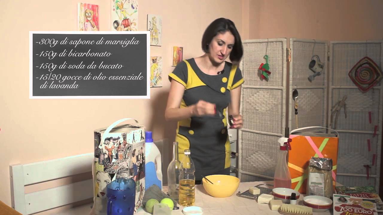 Detersivo da bucato - video tutoral DVD Fatto in casa con Lucia
