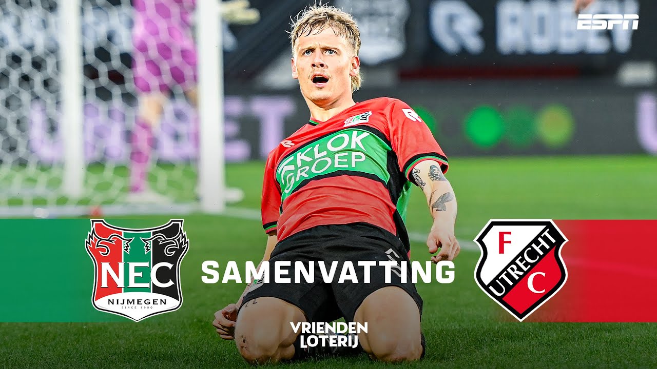 🔴🟢⚫️ N.E.C. ondanks blessure CILLESSEN op schot tegen Utrecht 🔥 | Samenvatting N.E.C. - FC Utrecht