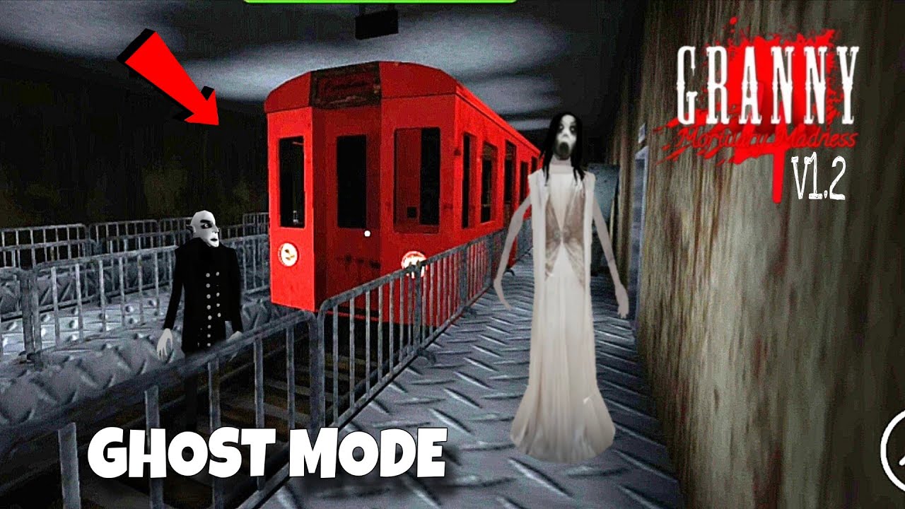 Granny 4 Mortuary Madness Version 1.2 Train Escape In Ghost Mode Full Gameplay