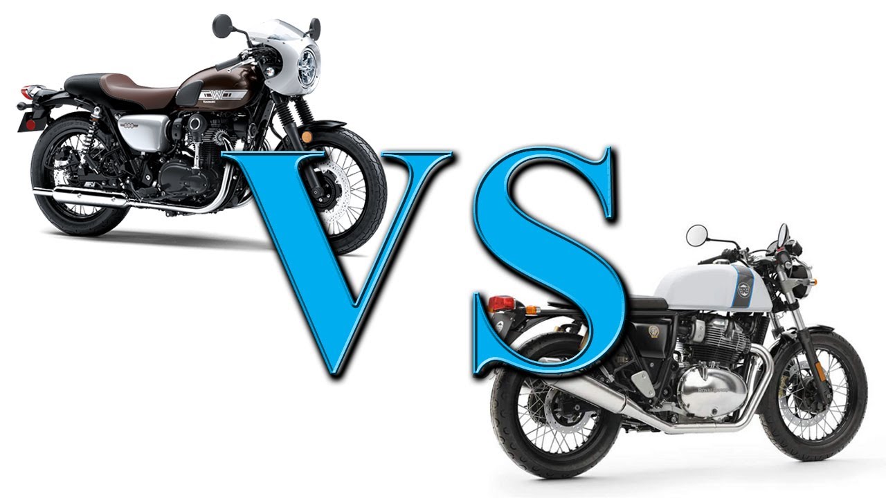 Kawasaki W800 cafe VS Royal Enfield Continental GT 650