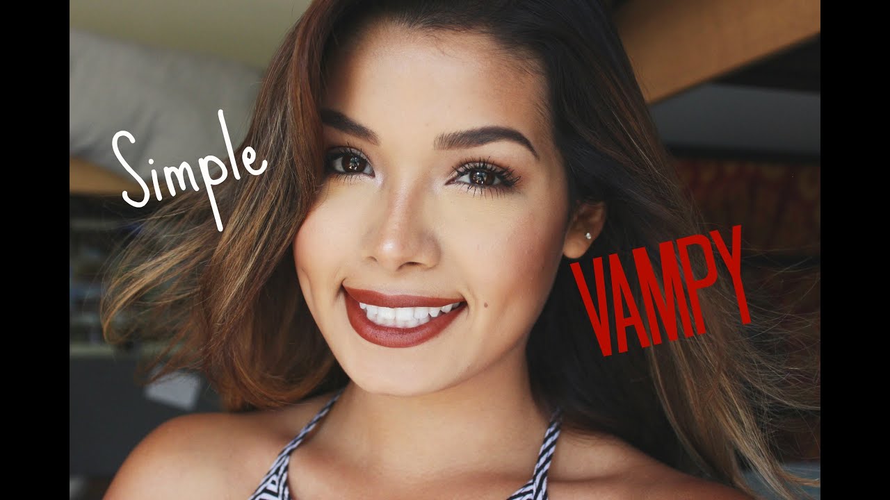 GRWM: Simple & Vampy | Fall Makeup Tutorial