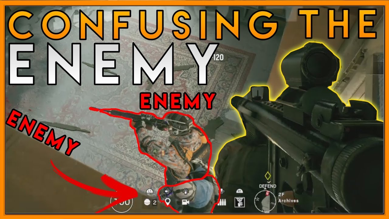 Confusing the enemy... AGAIN - Rainbow Six Siege Funny Moments