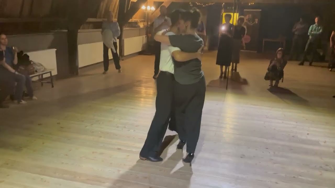 Cristian Correa and Miriam Copello. 🏆3rd Place World Tango Pista Championship 2023.
