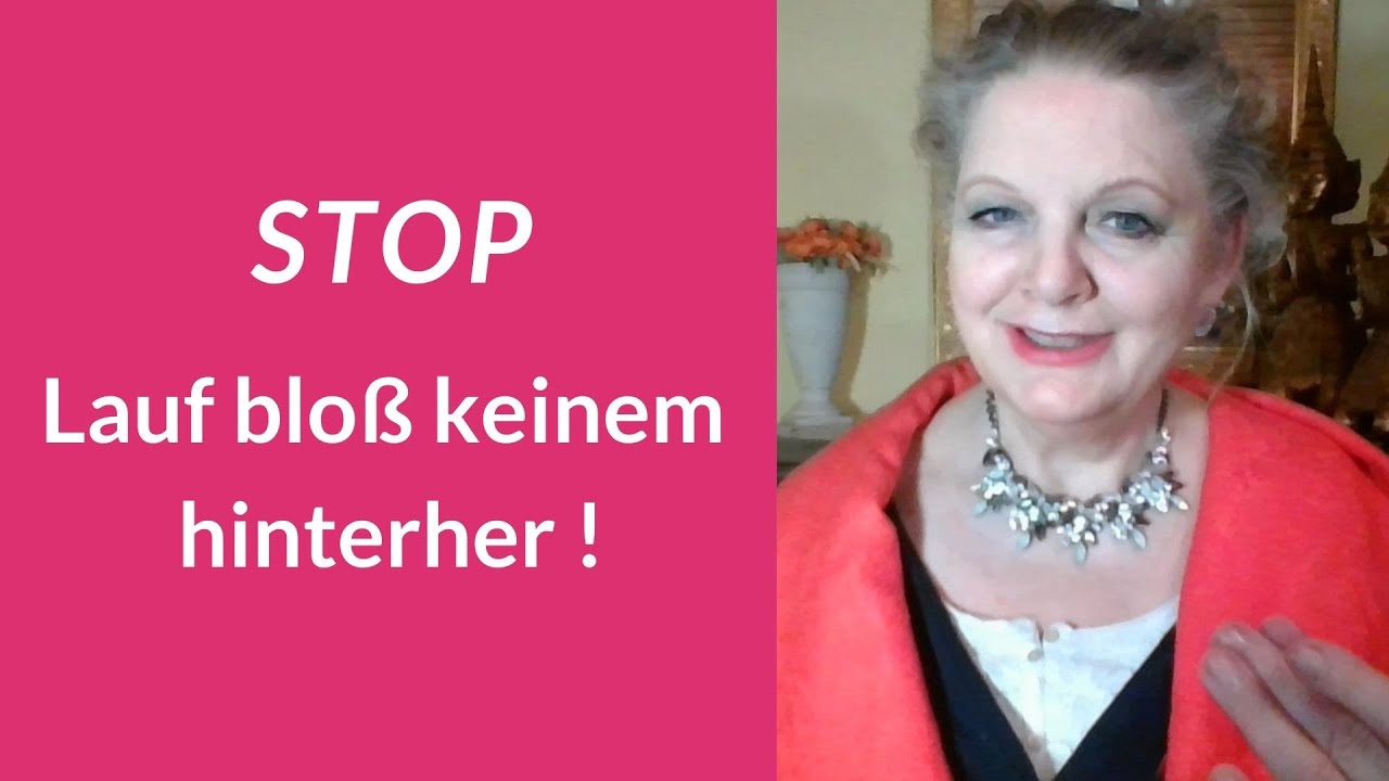 LAUF JETZT BLOSS KEINEM HINTERHER! Vom Drama des Loslassens #Psychologie #Narzissmus