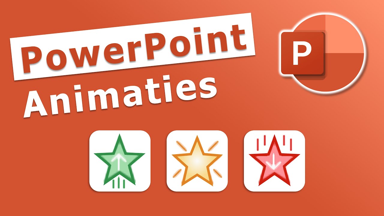 Cursus PowerPoint |  Animaties