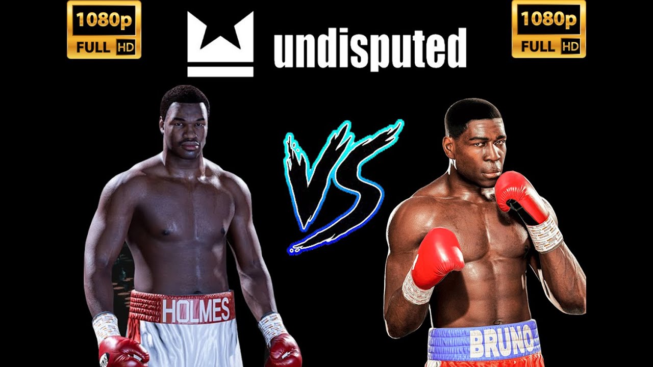 Larry Holmes vs Frank Bruno - Undisputed Boxing Game - Full Fight Simulation!