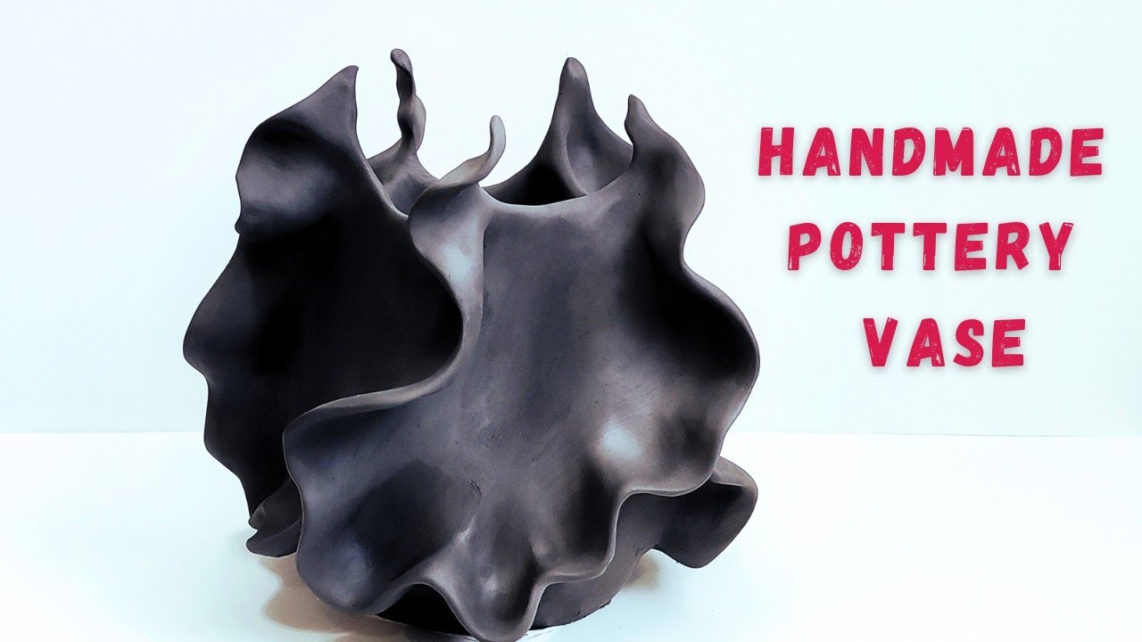 start to finish handmade pottery vase