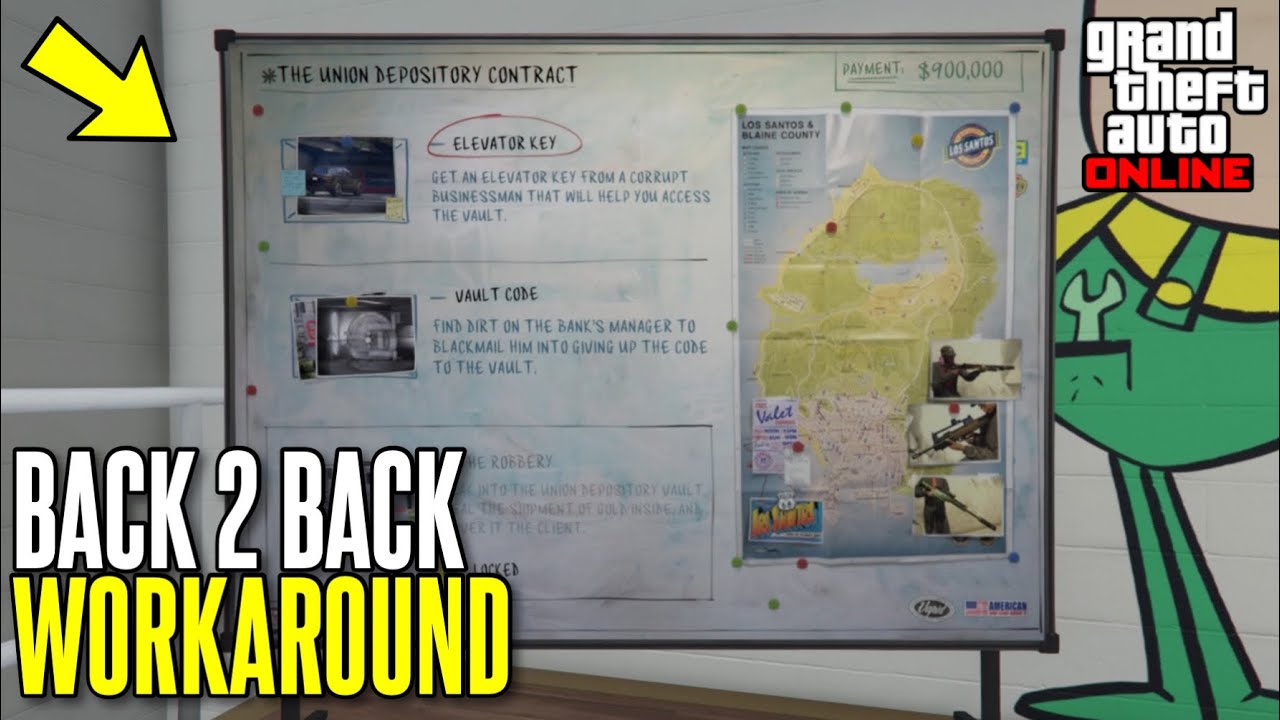 UNION DEPOSITORY CONTRACT REPLAY GLITCH | BACK 2 BACK UNION DEPOSITORY WORKAROUND (B2B)