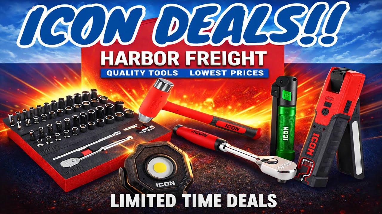Best Icon Tool Deals at Harbor Freight RIGHT NOW!!