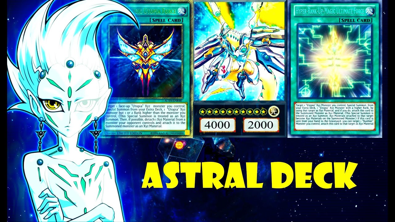 (YGOPRO)Astral deck,Number,Double-Rank-Up-Magic Utopia Force,Yu-Gi-Oh! ZEXAL