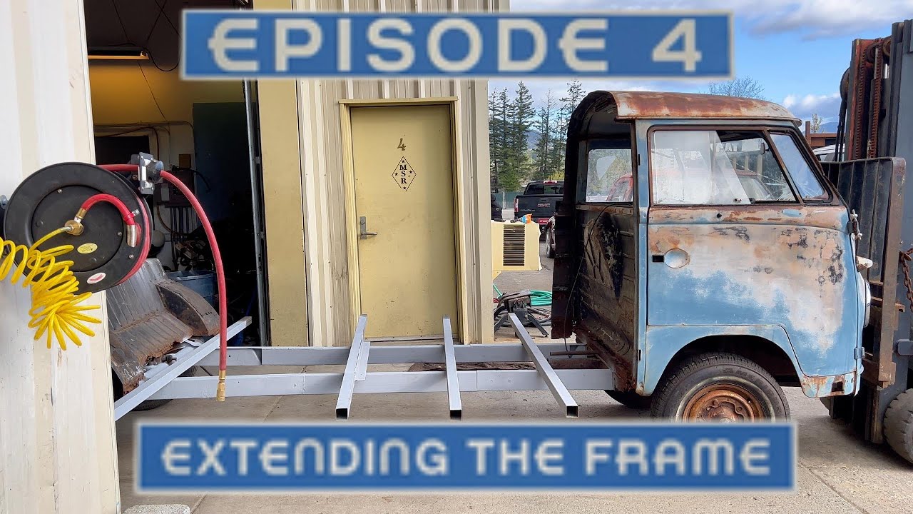 Episodio 4- Alargando el chasis de la kombi de 1956