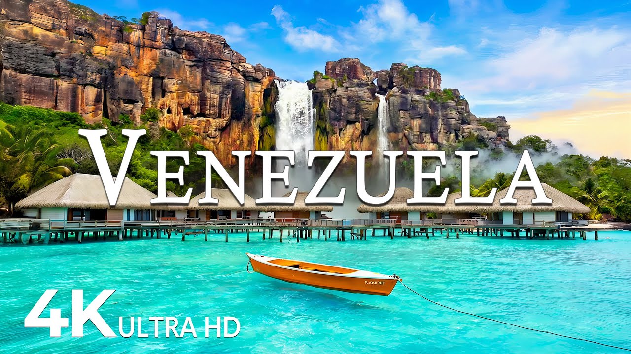 FLYING OVER VENEZUELA (4K UHD) &ndash; Soothing Music Along With Beautiful Nature Video - 4K Video ULTRAHD