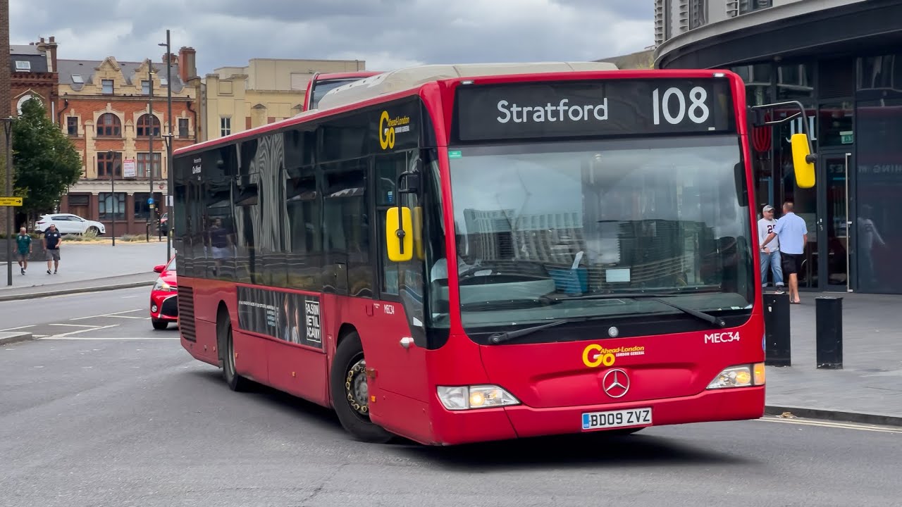 London's Buses at Stratford bus station on 21st August 2022