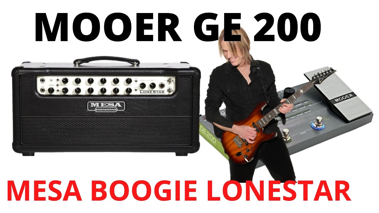 MOOER GE 200 Mesa Boogie LONESTAR-impulse response FREE