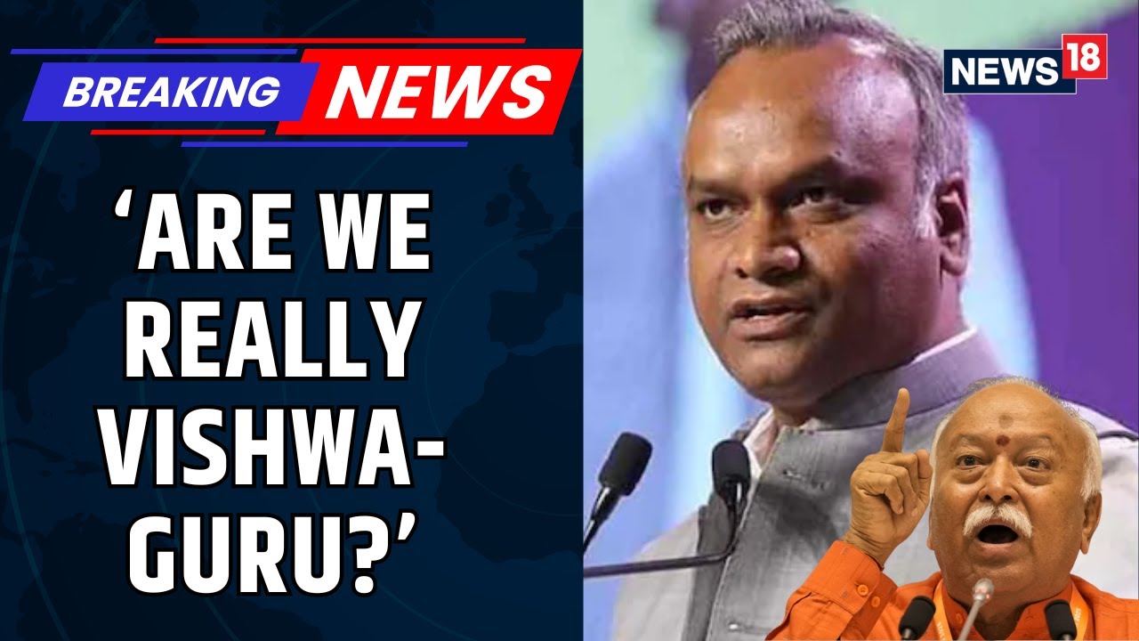 Priyank Kharge Vs RSS: Karnataka Minister Questions RSS Latest Push For Hindu Society | News18