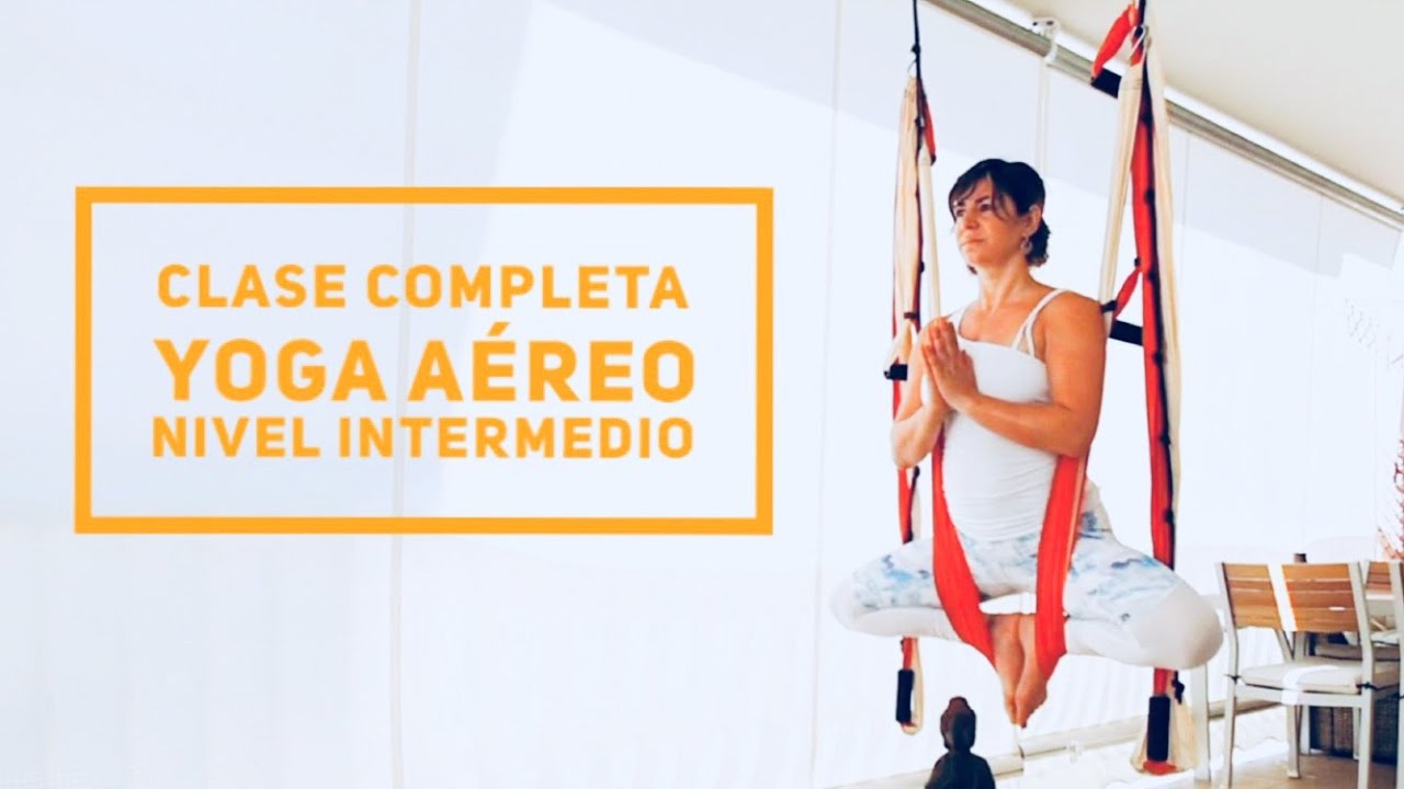 🧚‍♂️CLASE GUIADA:  YOGA AEREO (NIVEL INTERMEDIO 30')🧚‍♀️