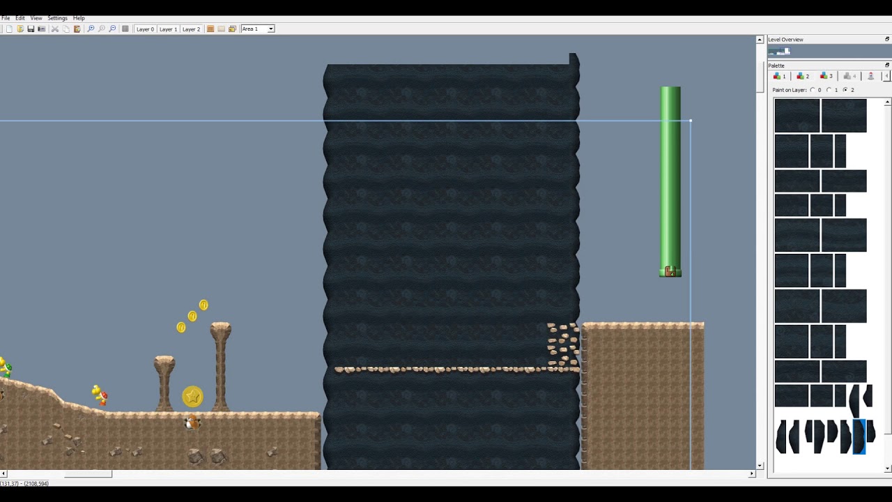 Making a NSMBW Level!