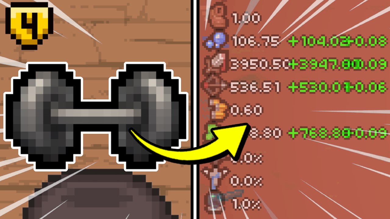 This NEW Active Item Gives Isaac INFINITE Stats