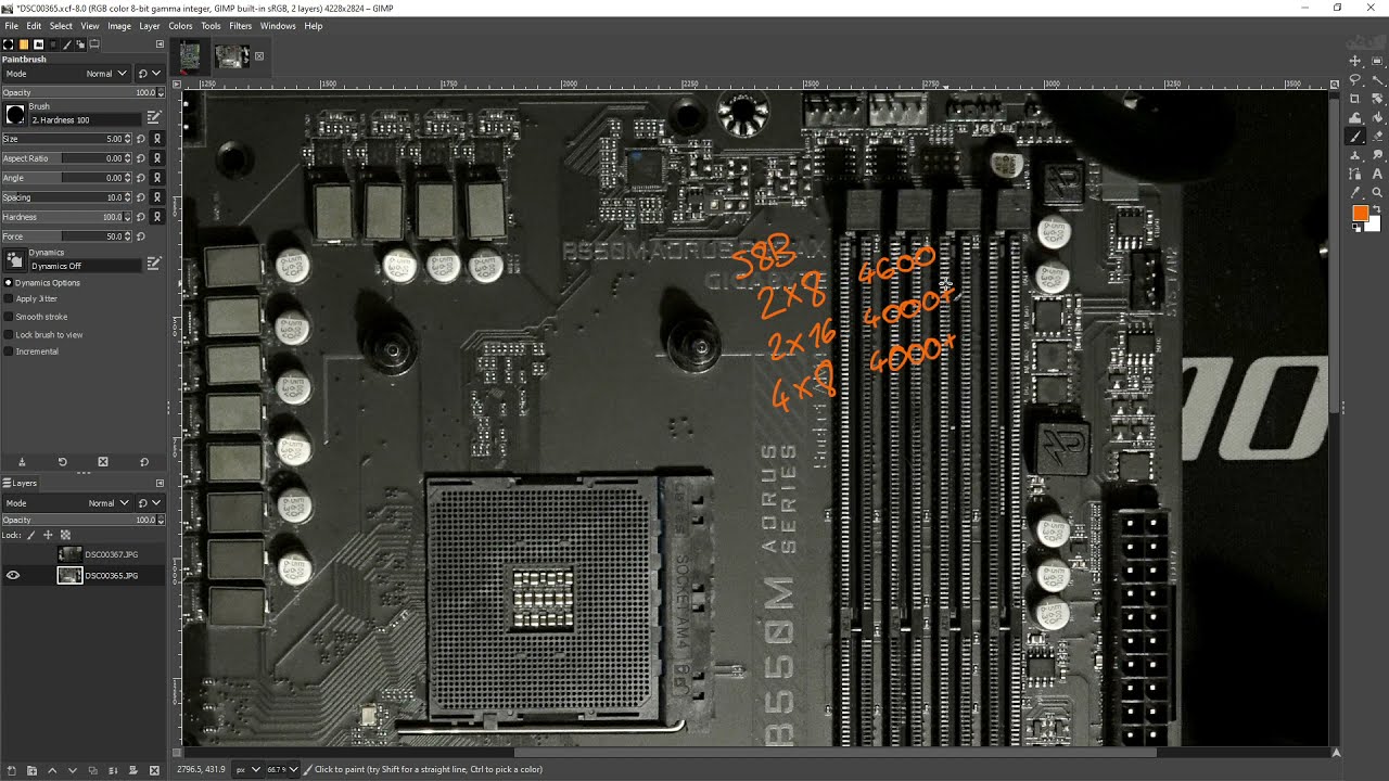 mobo PCB Breakdown: Gigabyte B550M Aorus Pro AX // Gigabyte's only 6 layer MATX.