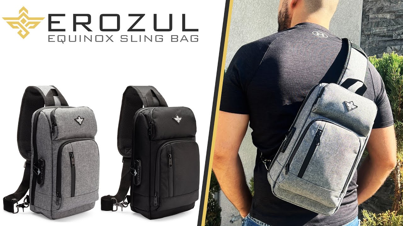 Erozul Equinox Smell Proof Crossbody Sling Bag Introduction