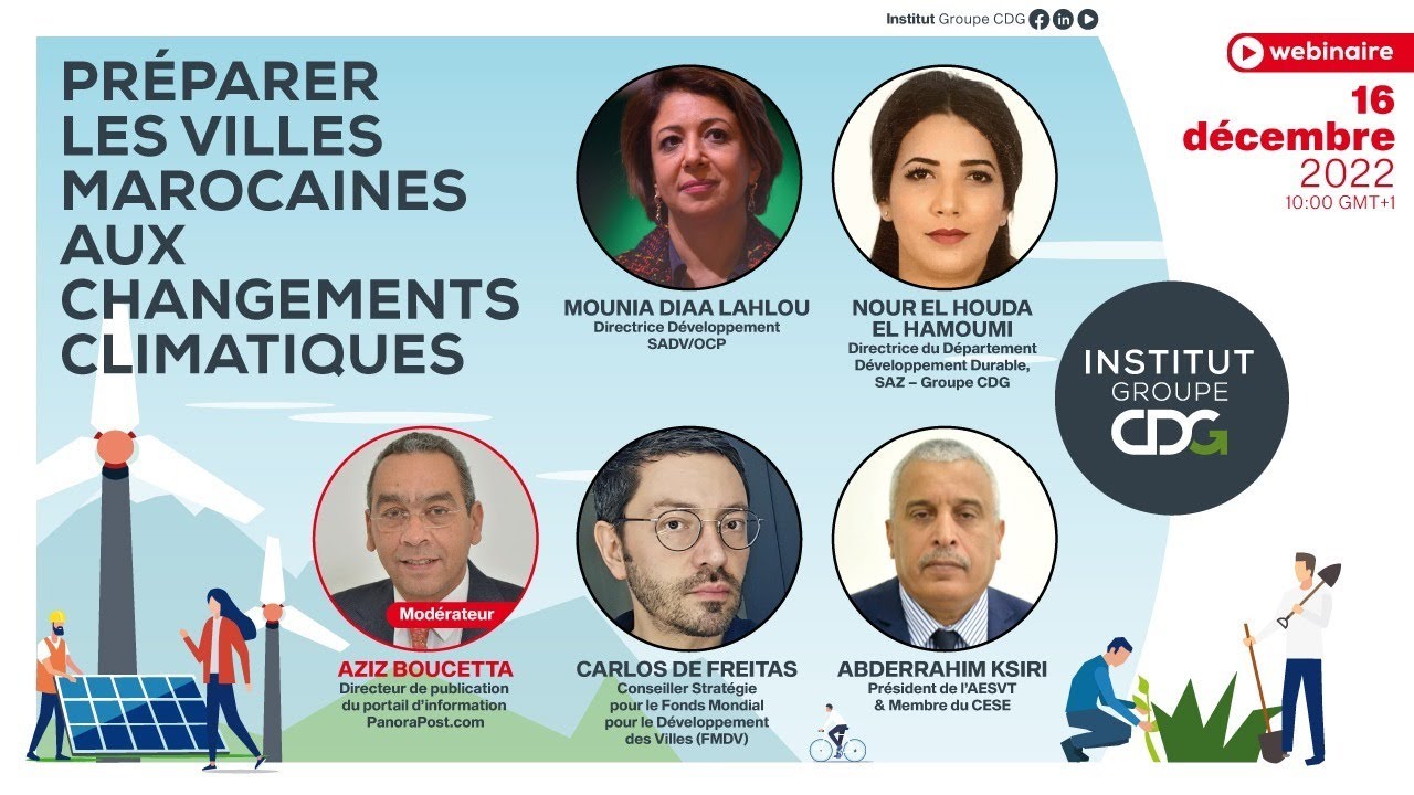 Préparer les villes marocaines aux changements climatiques