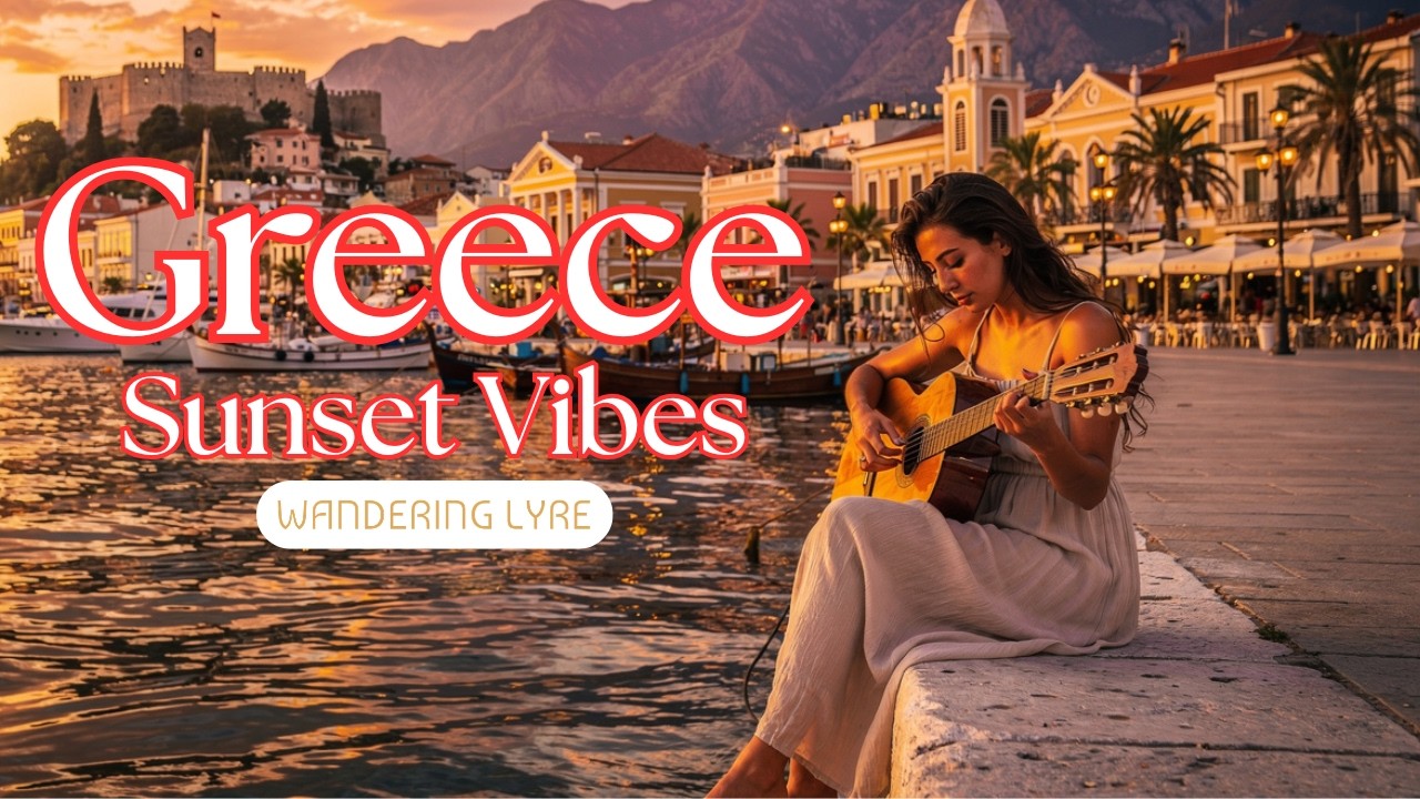 Greek Sunset Melodies | 3 Hours of Relaxing Sunset Melodies for Peaceful Sleep